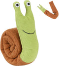 Snail Plush Dog Snuffle Toy, Squeaky Treat Dispensing Puzzle Toy for Small and Medium Breeds, Mental Enrichment