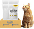 LMJP Crystal Cat Litter for Long-Lasting Odor Control, Non-Clumping, 17.2lb