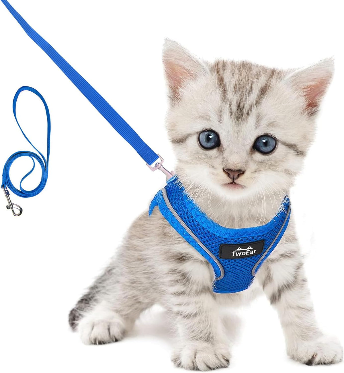 Twoear Cat Harness and Leash Set, Extra Small Kitten Harness Escape Proof