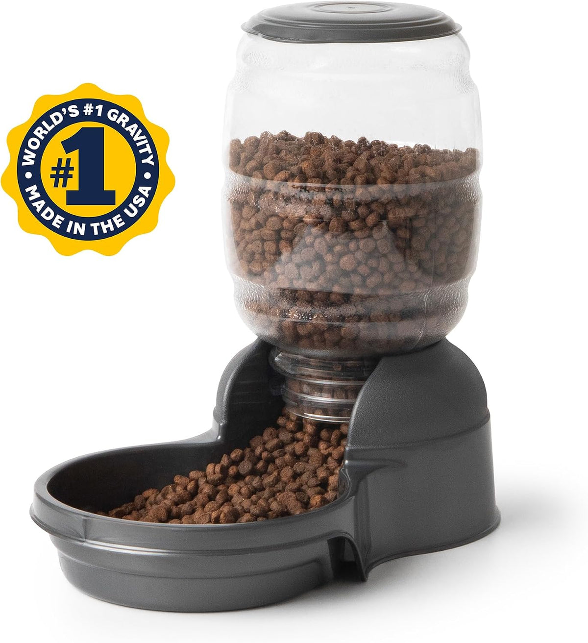 Petmate Replendish Waterer and Feeder Set, 0.5 Gallon Water, 2lbs Food