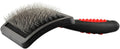 Jeffers Soft Pin Universal Slicker Brush for Dogs & Cats, Grooming Brush for Sensitive Skin, Remove Mats, Loose Fur, & Dead Hair, Tangle Detangler, Safe Grooming Tool - Large 4½" x 3-3/8"