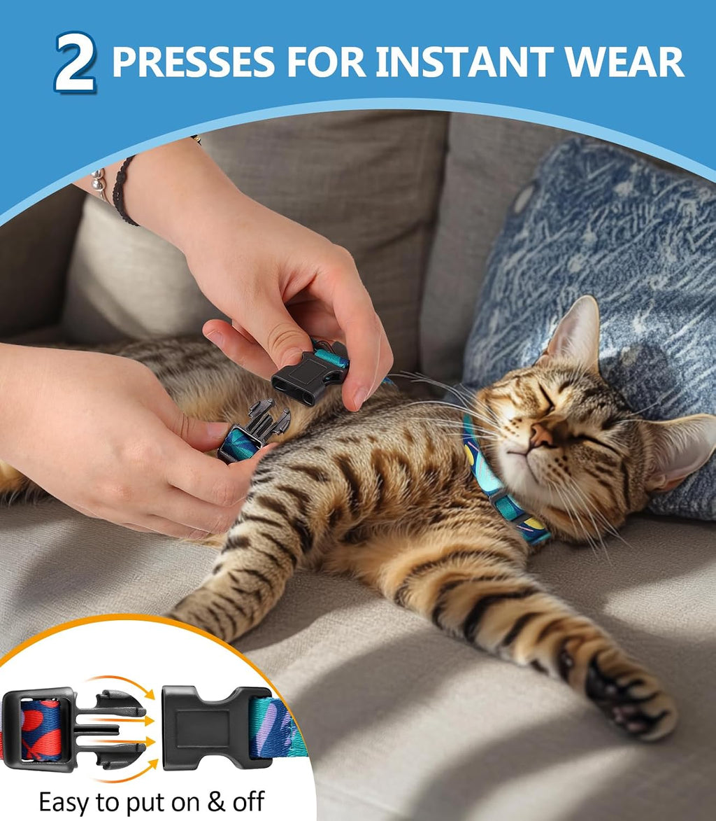 Halypet Cat Harness and Leash Set, Escape Proof Cat Harnesses
