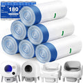 Automatic Litter Box Bags for Cmg Fmo Fstg Paru, Pre-Separated 180 PCS