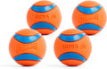 Chuckit! Ultra Rubber Dog Ball, Floating Fetch Toy, Medium 2.5-in, 4-Pack
