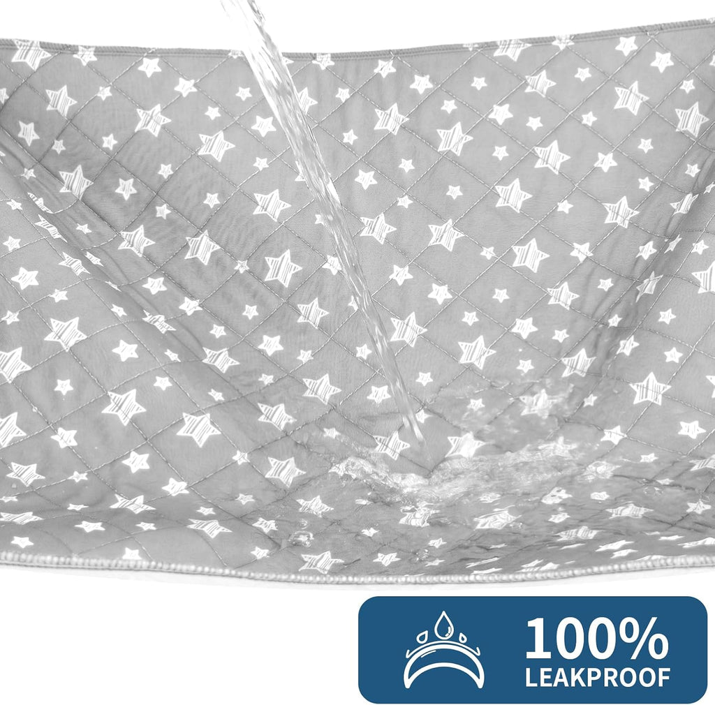 Waterproof Bed Pads Washable 34" x 36" (2 Pack) | Absorbent Chuck Pads for Incontinence, Waterproof Mattress Protector for Adults, Kids, Elderly and Pets