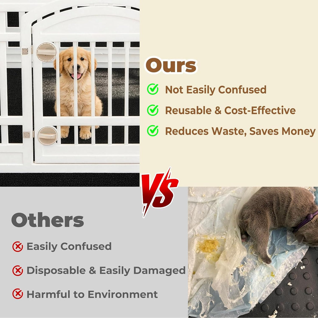 Dog Crate Mat, 43 in X 43 in Dog Playpen Mat Kennel Mat