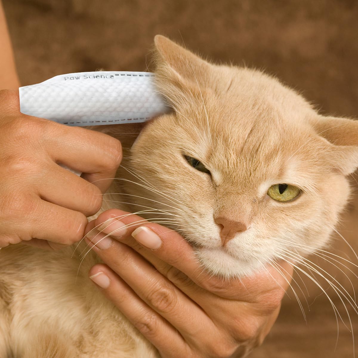 Paw Science Dog & Cat Ear Cleaner Wipes – Pet Finger Wipes for Cats & Dogs – Cleaning, Soothing, & Deodorizing Itchy Ears – Ear Relief Solution Wash (Unscented)