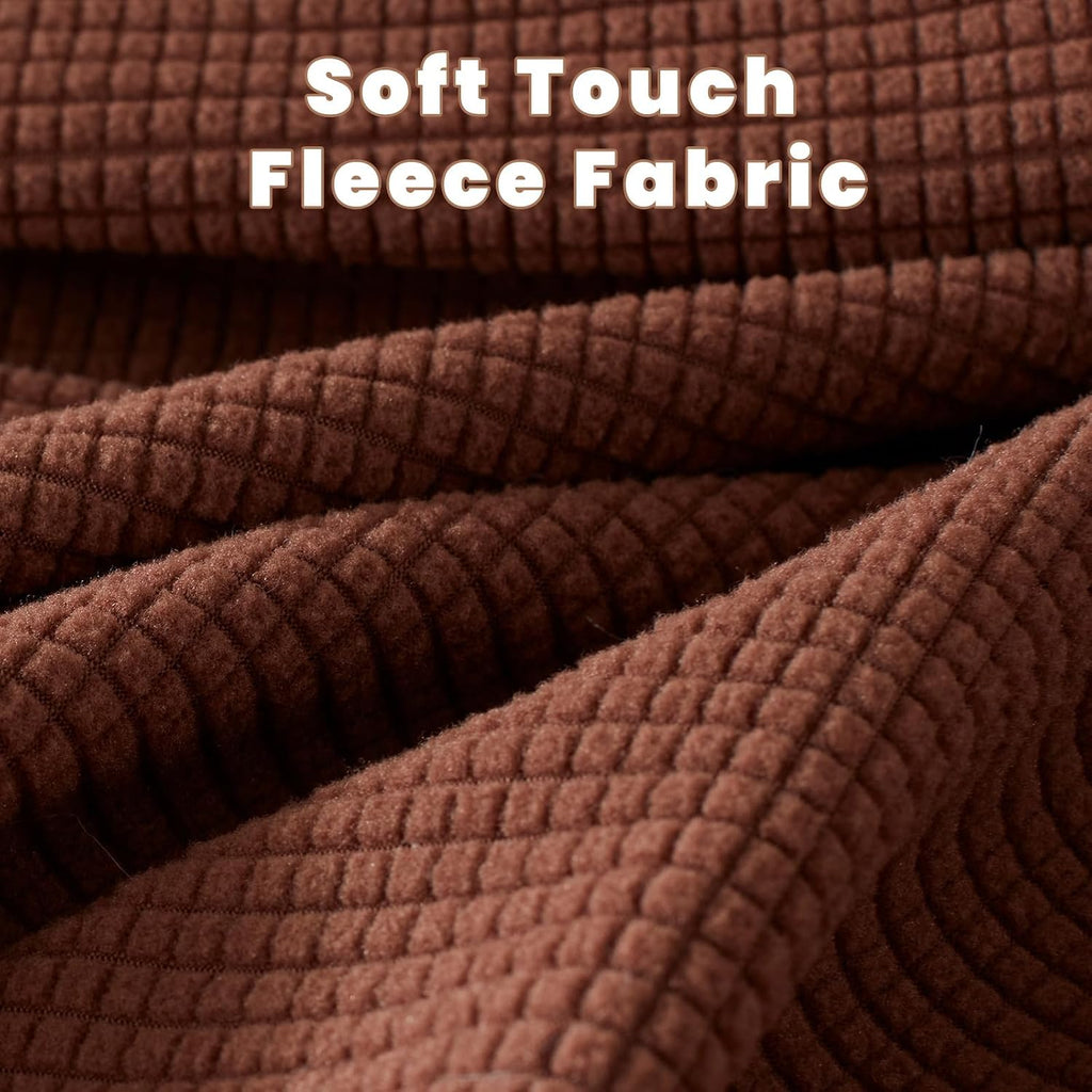 45 in Soft Touch Fleece Donut Dog Bed for Extra Large Dogs,Coffee