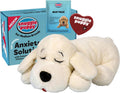 Snuggle Puppy Heartbeat Toy, Calming Comfort, Medium Breeds - Cream | Calming heartbeat toy, crate training comfort, heat pack, new puppy essentials, first nights, sleep, medium breeds 25-70 lbs