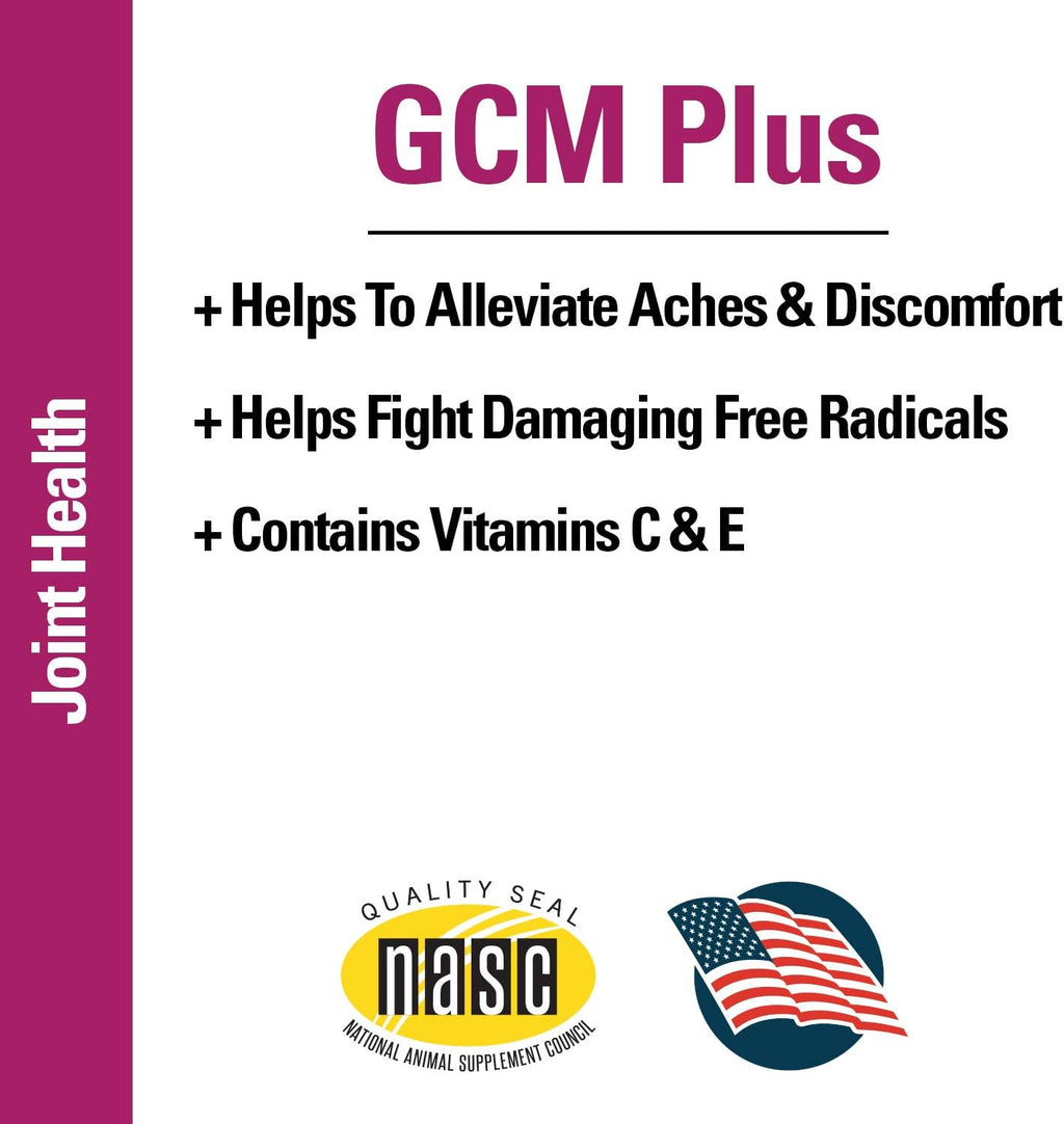 Vet Classics GCM Plus Hip & Joint Support Supplement for Dogs - 120 Ct