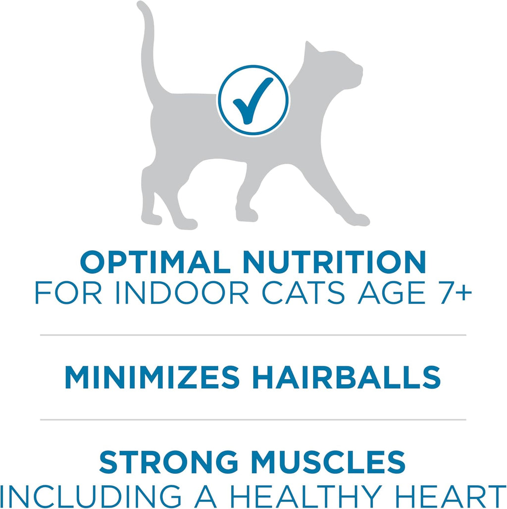 Purina ONE Indoor Advantage Senior Dry Cat Food, High Protein, 3.5 lb Bag