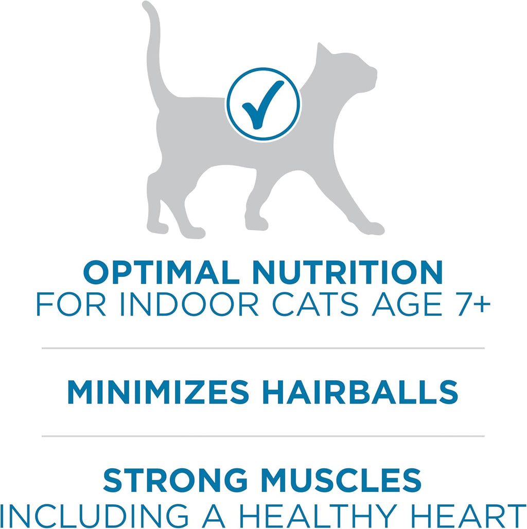 Purina ONE Indoor Advantage Senior Dry Cat Food, High Protein, 16 lb Bag