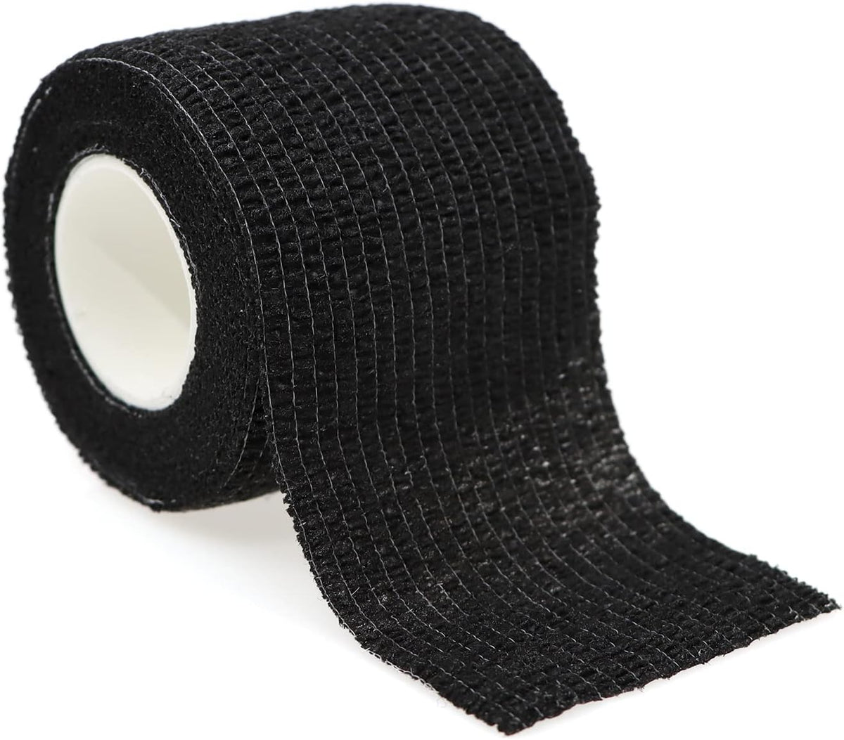 Self Adhesive Bandage Wrap Animal Cohesive Bandage Self Adherent Wrap First Aid Tape for Dogs Cats Horses Birds & Wrist Healing Ankle Sprain (2 Inch Black 12 Rolls)