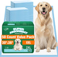 IMMCUTE 50 Pack Dog Pee Pads, 30"x36" Great Value Puppy Pads XL, Pee Pads for Dogs Cats Extra Large, Wee Wee Pads for Potty Training, Disposable Pet Pads Super Absorbent & Leak-Proof