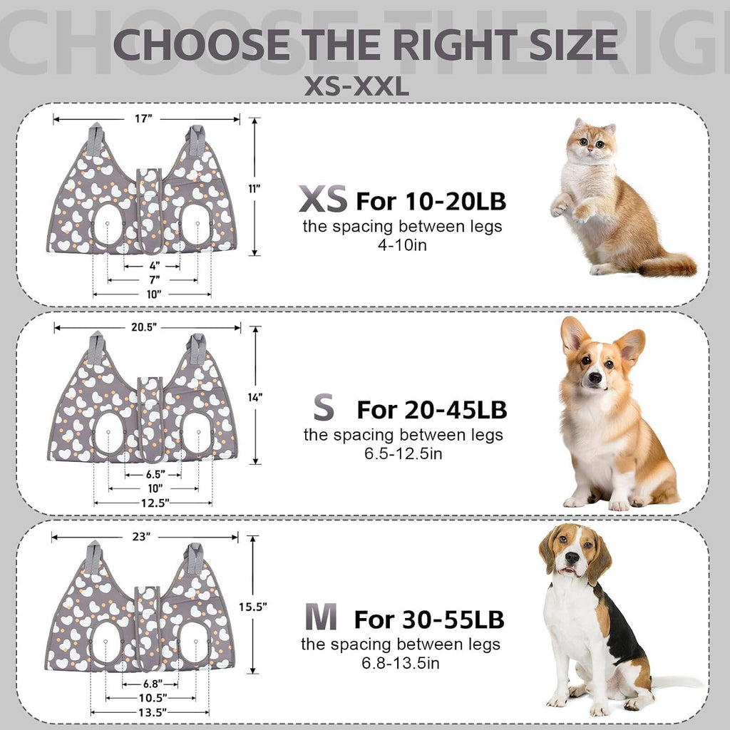 ATESON Dog Grooming Hammock Harness for Small Cats Dogs, Dog Grooming Sling for Cutting Nails, Pet Grooming Harness Hanging Holder Hanger for Nail Trimming with Nail Clippers, Nail File