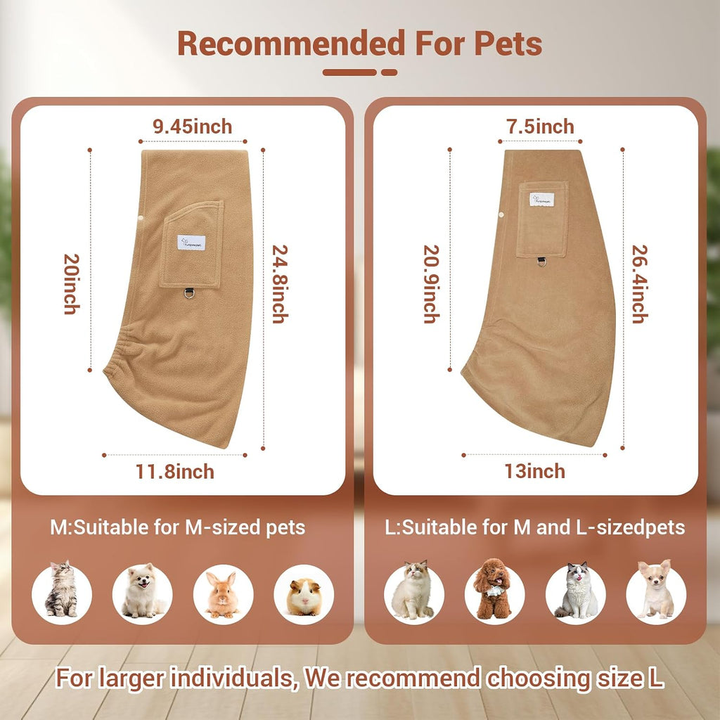 Cat Sling Carrier, Hands-Free Pet Sling for Small Dogs & Cats