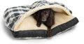 Snoozer Rectangle Cozy Cave Dog Bed, Hooded Dog Bed, Barkley B Diamond (XL)