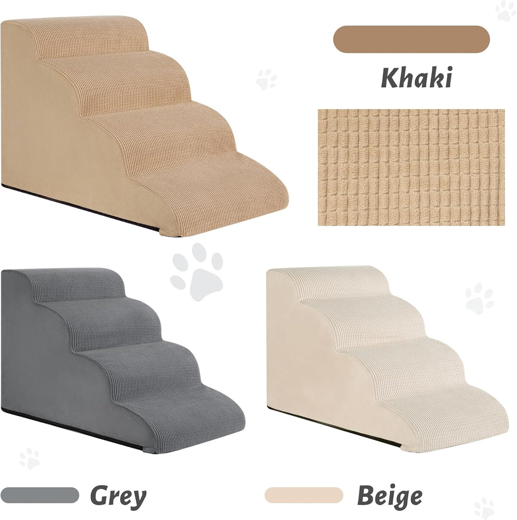 4-Step Dog Stairs Replacement Cover(for AODISMAN Pet Ramp Only),Khaki