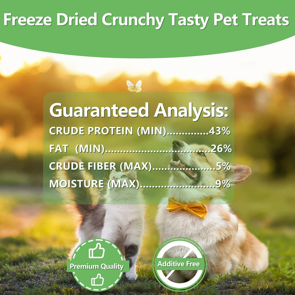 Freeze-Dried Raw Chicken Necks Dogs Treats- Single Ingredient High Protein Training Treats & Dental Chews - Grain Free, Gluten Free, 6.5 oz (Chicken Necks)