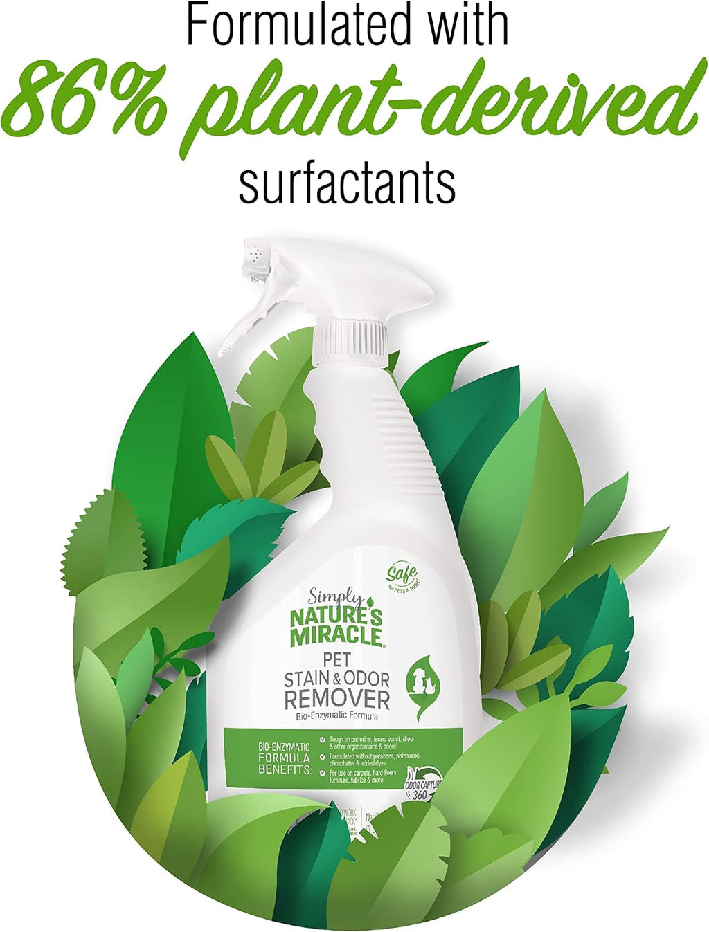 Nature's Miracle Simply Pet Stain and Odor Remover, 32 oz
