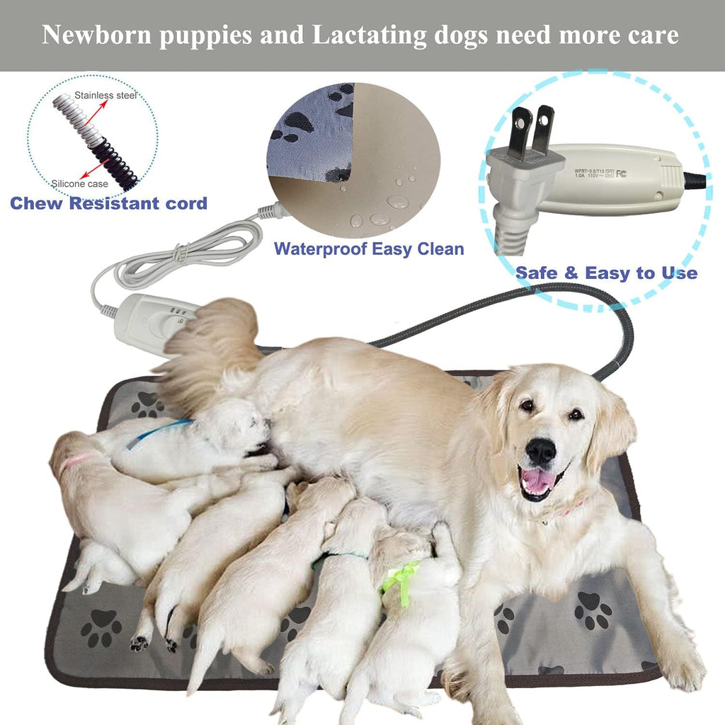 Pet Heating Pat for Dogs Cats Puppy Heating pad for whelping Box