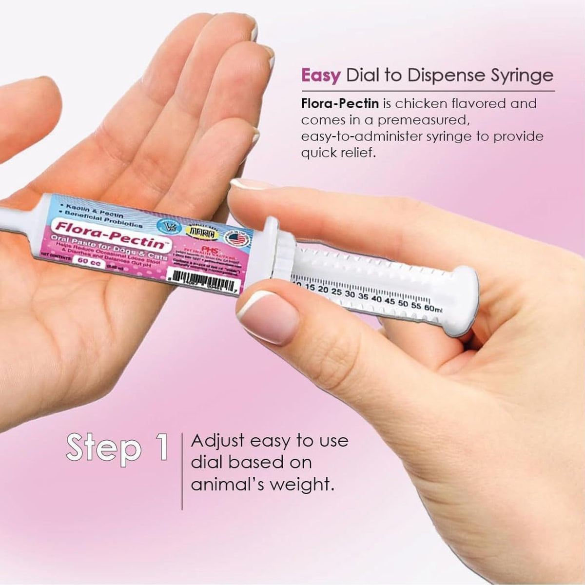 Oral Paste for Dogs & Cats-Helps Reduce Occasional Loose Stool & Diarrhea, Balance Gut pH, Support Normal Digestion & Intestinal Flora-Fast Acting (60 CC - Tasty Chicken Flavor)
