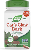 Nature's Way Cat's Claw Bark, Traditional Health Support, Vegan, 100 ct