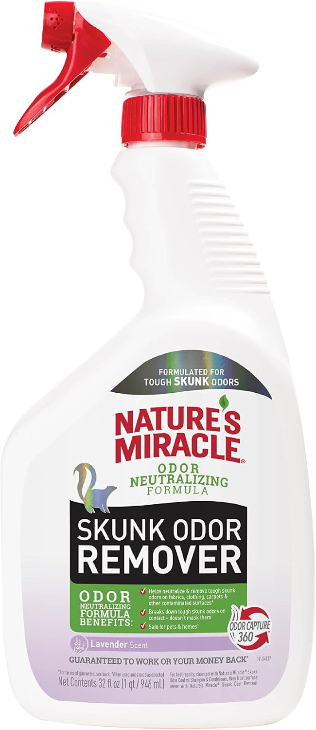 Nature's Miracle Skunk Odor Remover, Lavender Scent, 32 oz