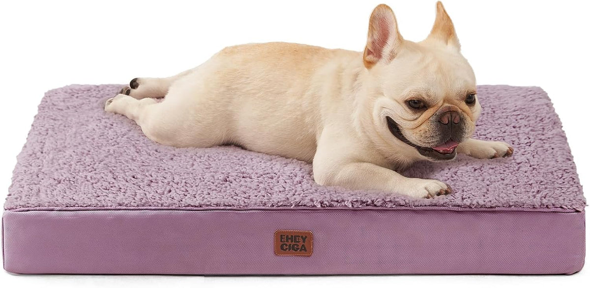 EHEYCIGA Orthopedic Dog Bed Medium with Removable Washable Cover, 30x20