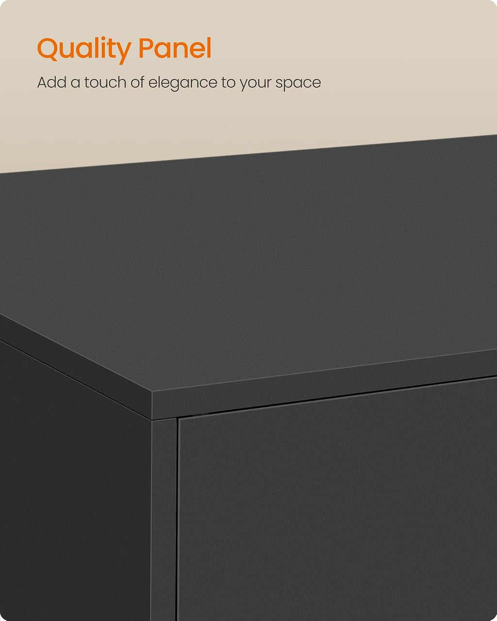 Feandrea Cat Litter Box Enclosure, Double Doors, 31.5 x 19.7 x 17.7 Inches | Modern Hidden Litter Box Furniture, Indoor Pet House, Side End Table, Ink Black, CUSTOS Collection UPCL020BC01S