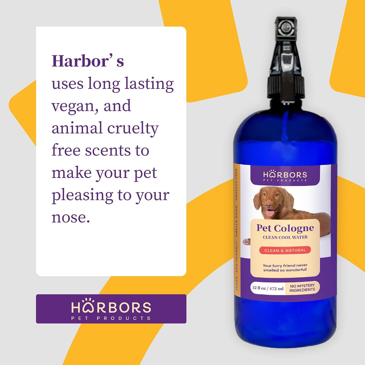 Harbor's Pet Cologne (Clean Cool Water 32oz)