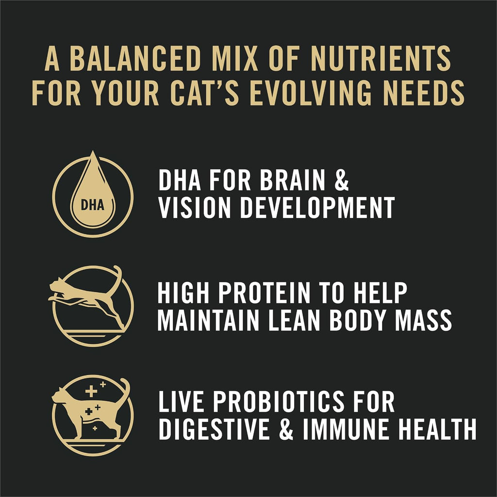 Purina Pro Plan All Life Stages Chicken Formula Dry Cat Food, 5.5 lb Bag
