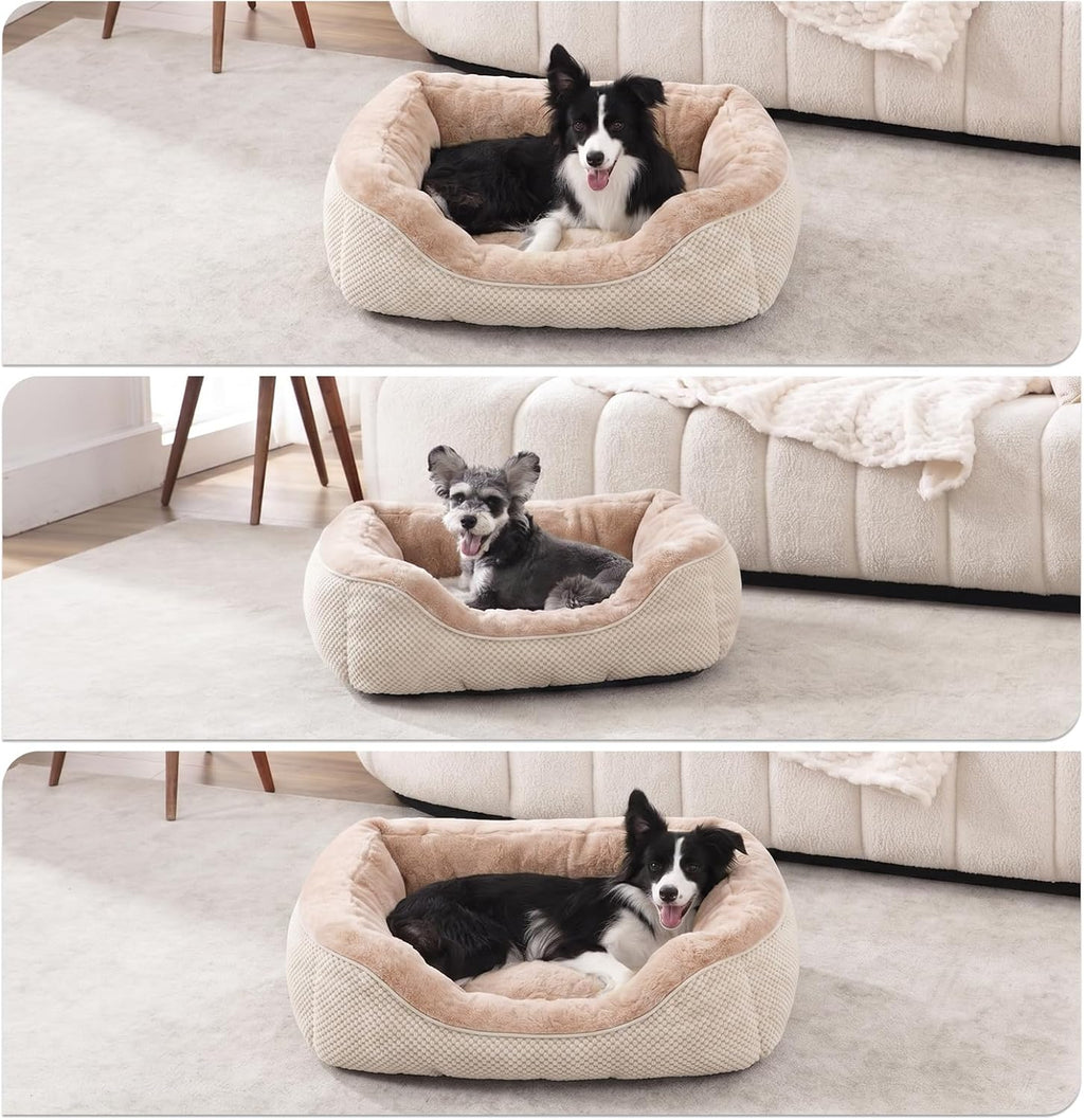 INVENHO XL Dog Beds Large Sized Dog, Washable Orthopedic Warming Soft Sleeping Durable with Anti-Slip Bottom