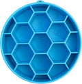 SodaPup Honeycomb Enrichment Bowl – Durable Enrichment Feeder Made in USA from Non-Toxic, Pet-Safe, Food Safe Material for Mental Stimulation, Slowing Down Eating, Healthy Digestion, & More