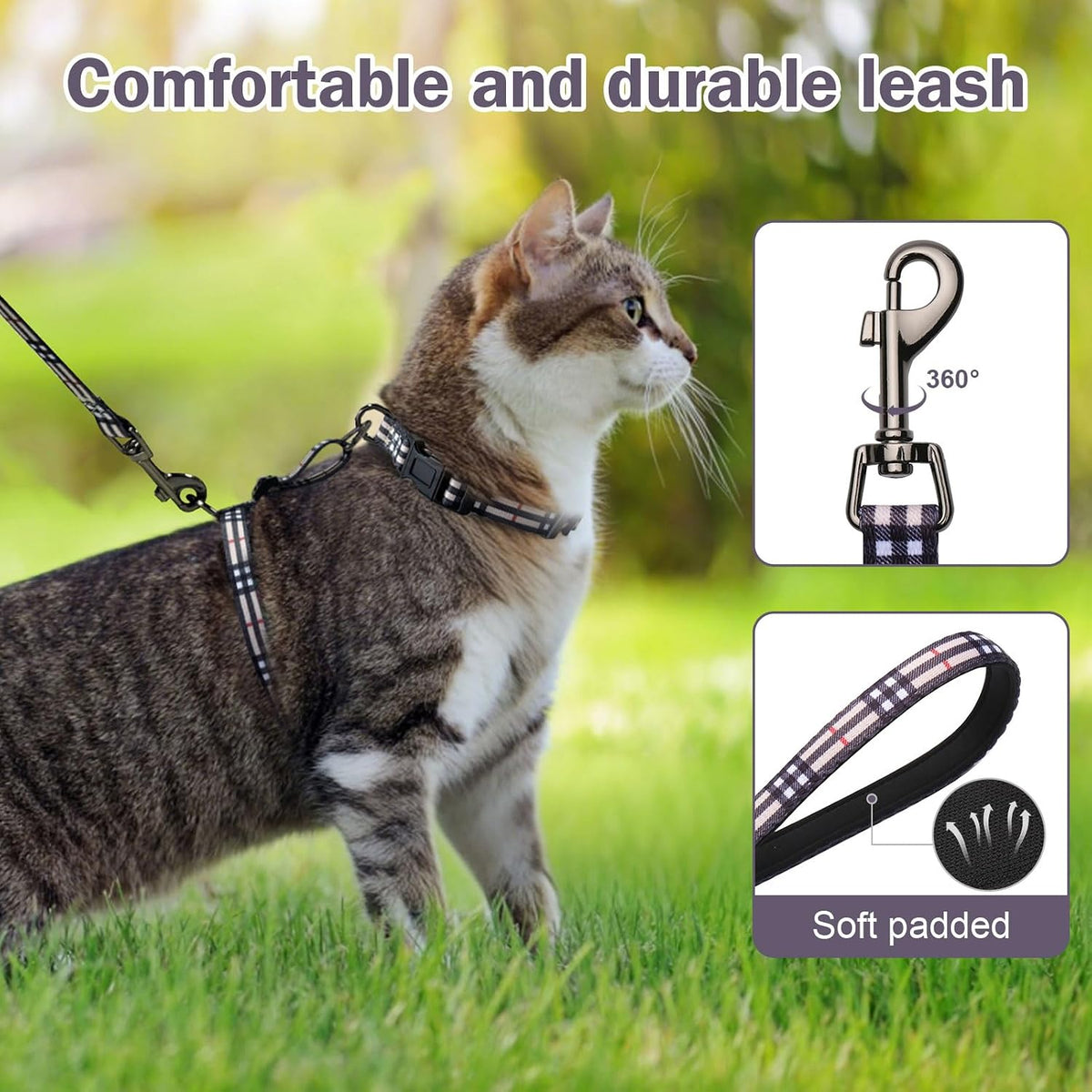 Hikiko Cat Harness and Leash Set Escape Proof