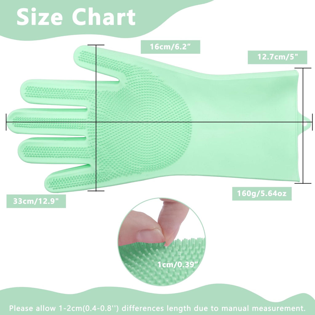 Pet Grooming Gloves—Dog Washing Gloves with High-Density Teeth