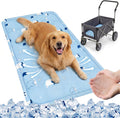 Nuanchu Pet Cooling Mat, Sky Blue Bear, 23.62 x 35.43 Inches, 1 Pcs