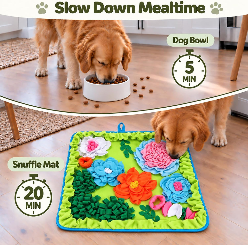 Vextronic Snuffle Mat for Dogs, Large Dogs Slow Feeder, Interactive Puzzle