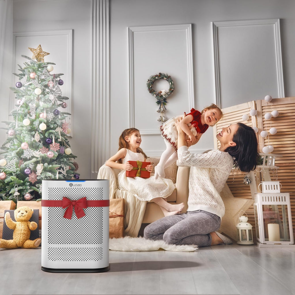 Aucleia Pet Air Purifiers for Home Large Room 2100 Ft², True HEPA Filter