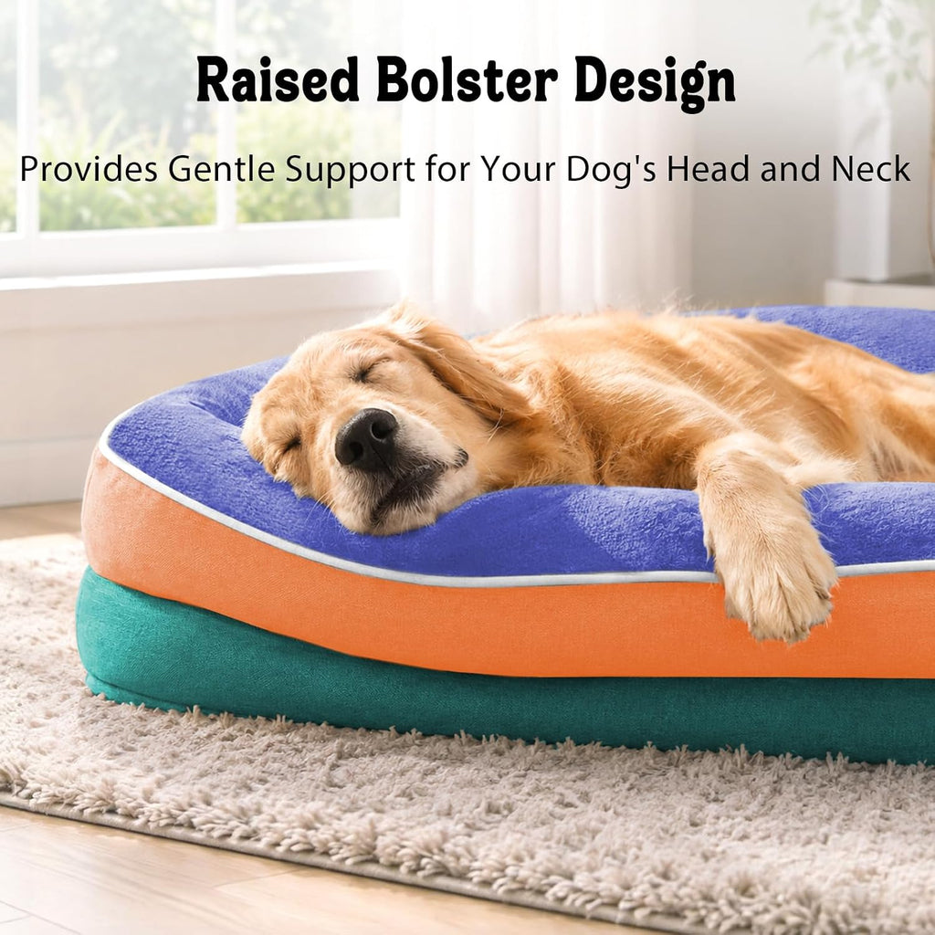 Chez Paw Waterproof Orthopedic XL Dog Bed for Large and Extra Large Dogs