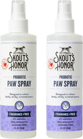 SKOUT'S HONOR Probiotic Paw Spray for Dogs, 8 oz, 2-Pack