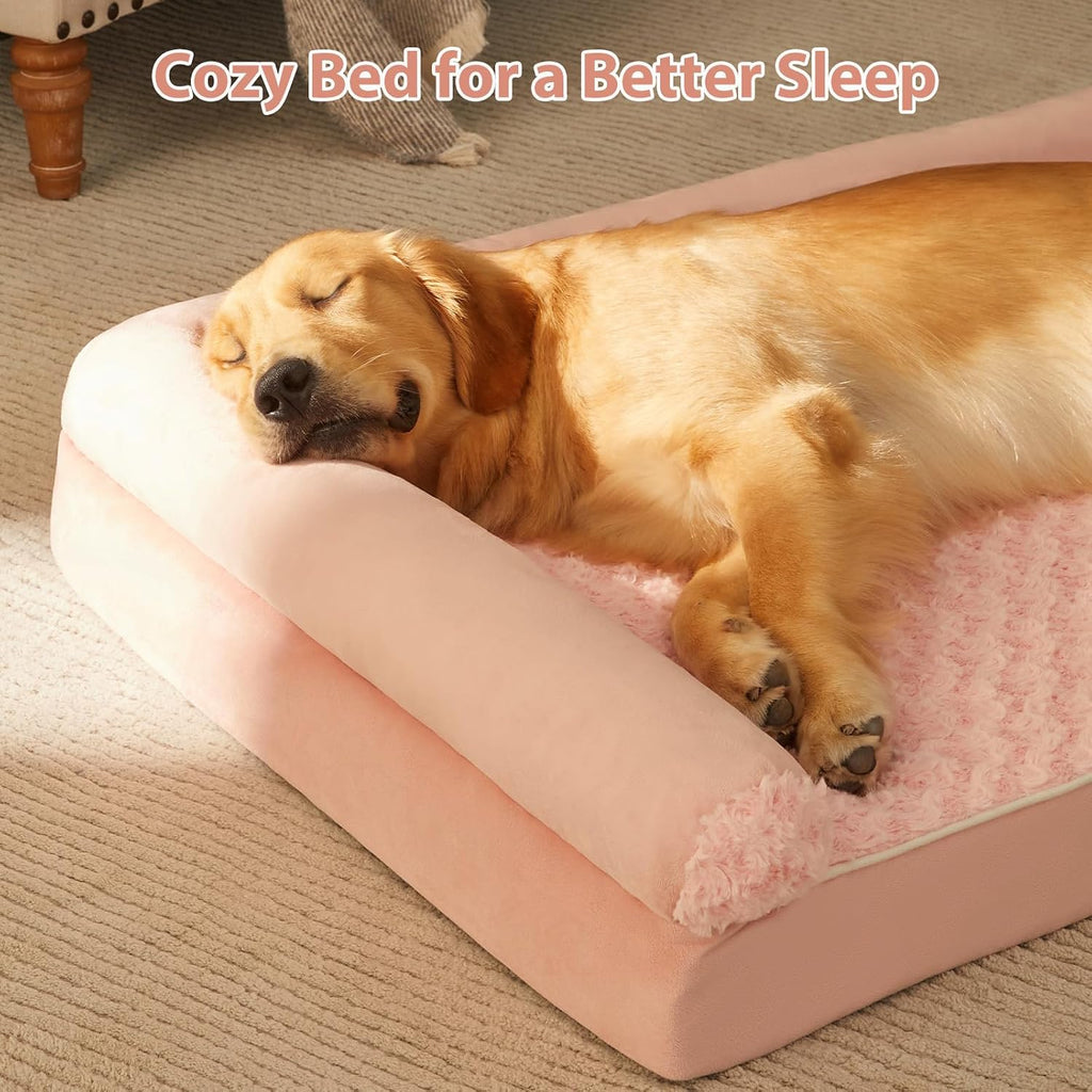 BFPETHOME Orthopedic Washable XLarge Dog Bed for Senior Dog Cozy Sleep