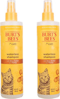 Burts Bees for Pets Waterless Cat Shampoo Spray, 10 Fl Oz, 2-Pack