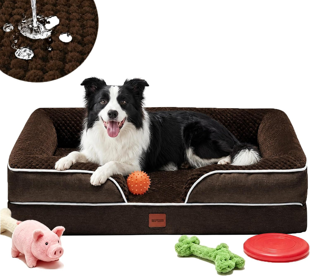 Orthopedic Dog Beds Large Sized Dog, Waterproof Washable Pet Bed
