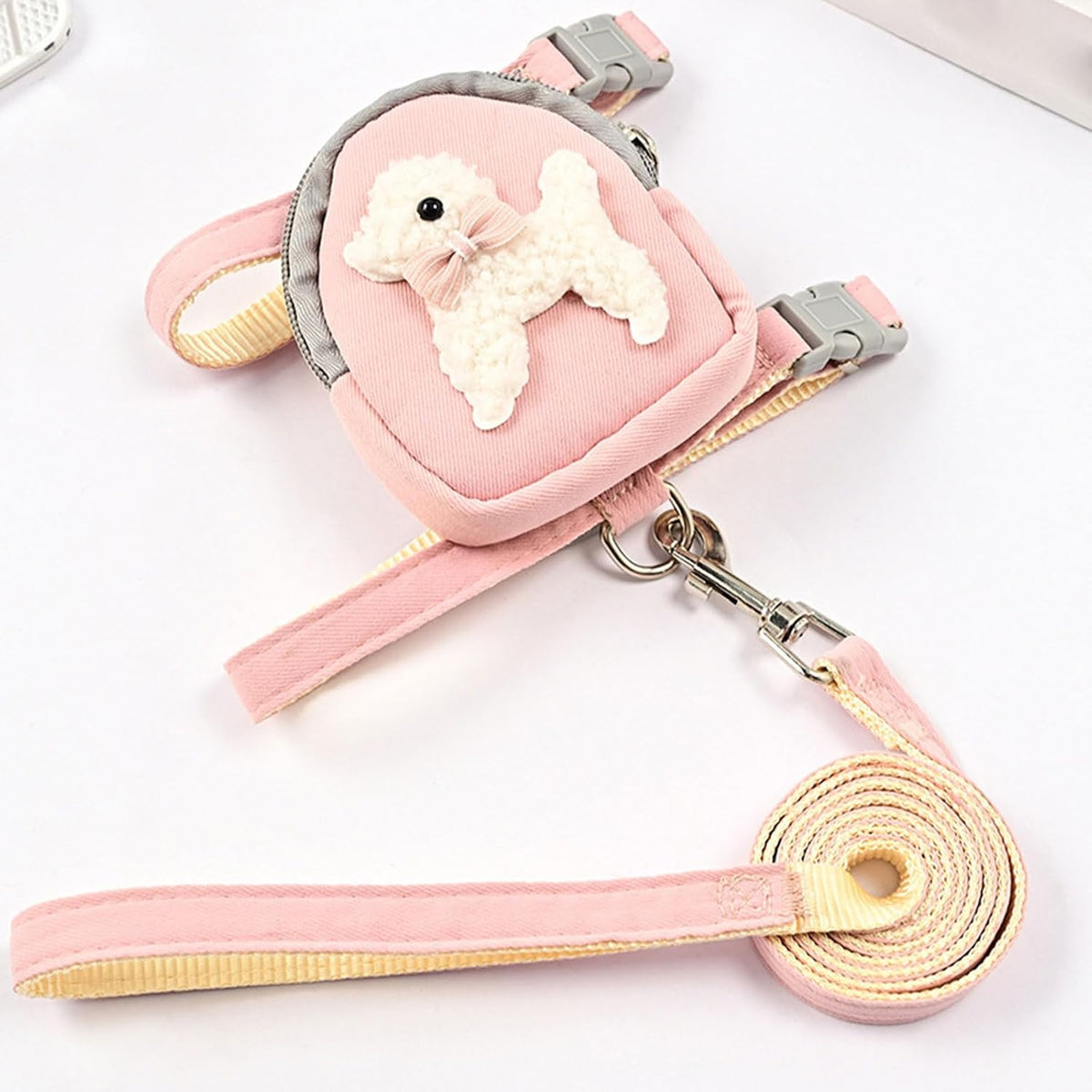 Dog Harness and Leash Dog Backpack Harness with Leash Dog Harness Backpack Cat Harness Pull Puppy Harness Backpack