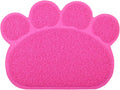 Paw Shaped Cat Litter Mat,15.75x11.75 Inches