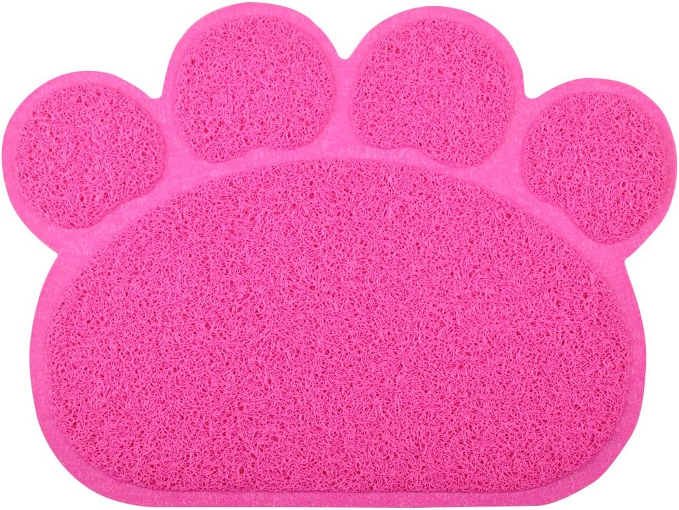 Paw Shaped Cat Litter Mat,15.75x11.75 Inches