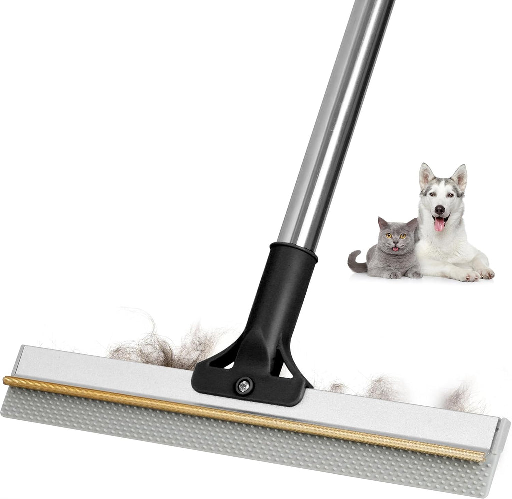 Carpet Rake for Pet Hair Removal Tool,Reusable Hair Remover Broom