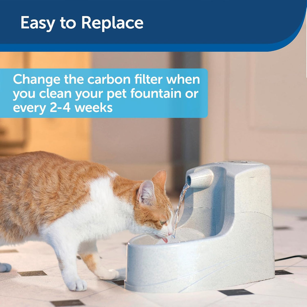 PetSafe Drinkwell Premium Replacement Carbon Filters, Dog and Cat Water Fountain Filters (Pack of 120)