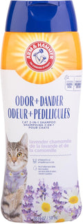 Arm & Hammer 2-in-1 Deodorizing Cat Shampoo, Lavender Chamomile, 20 Fl Oz